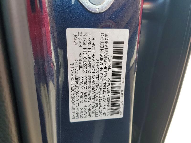 2026 HONDA CR-V SPORT TOURING 13