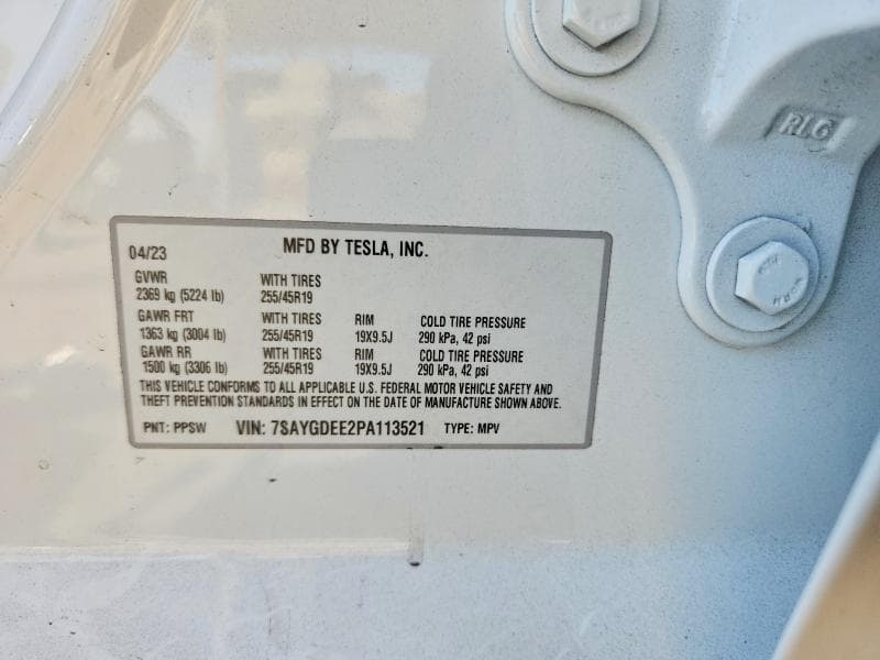 2023 TESLA MODEL Y 12