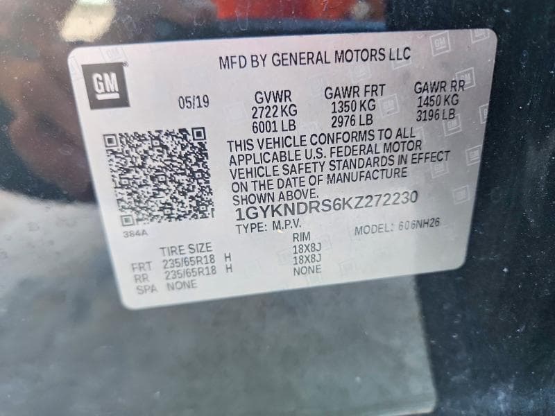 2019 CADILLAC XT5 LUXURY 13