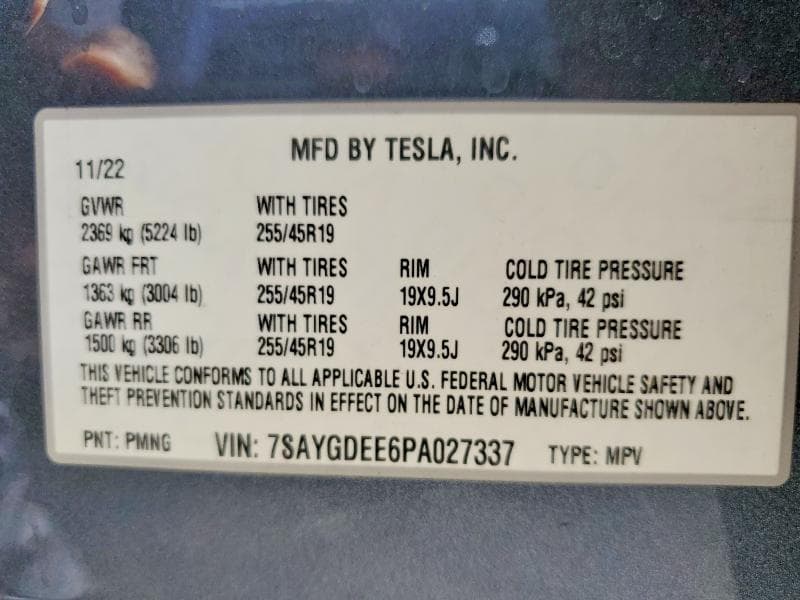 2023 TESLA MODEL Y 14