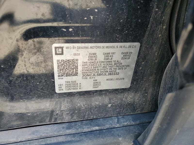 2018 CHEVROLET TRAX 1LT 13