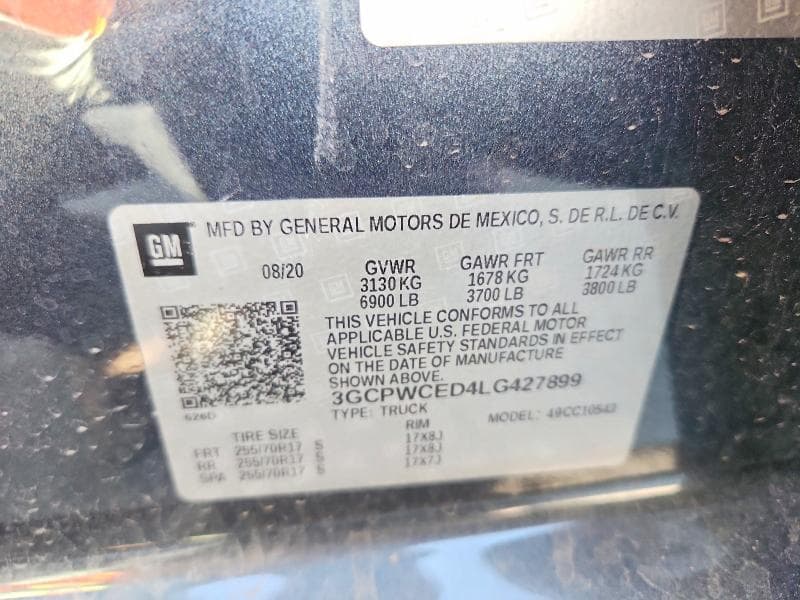 2020 CHEVROLET SILVERADO C1500 LT 12