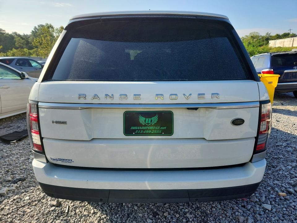 2017 LAND ROVER RANGE ROVER HSE 6