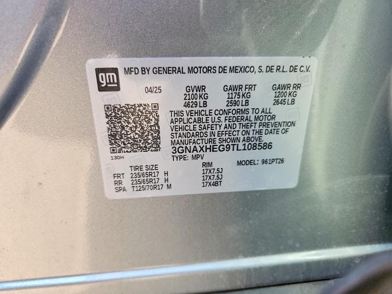 2026 CHEVROLET EQUINOX LT 13