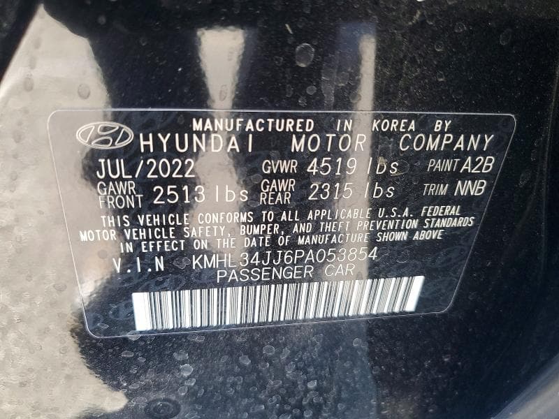 2023 HYUNDAI SONATA HYBRID SEL 12