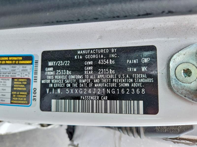 2022 KIA K5 LX 12
