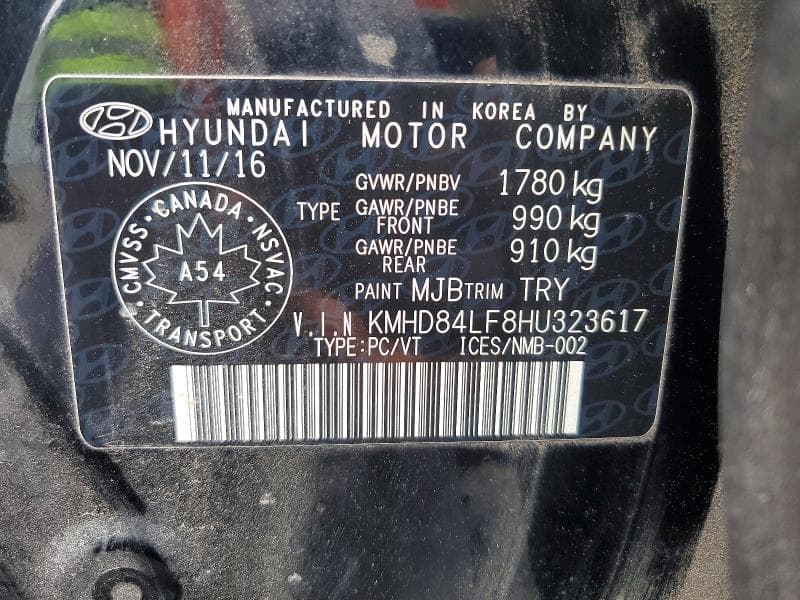 2017 HYUNDAI ELANTRA SE 12