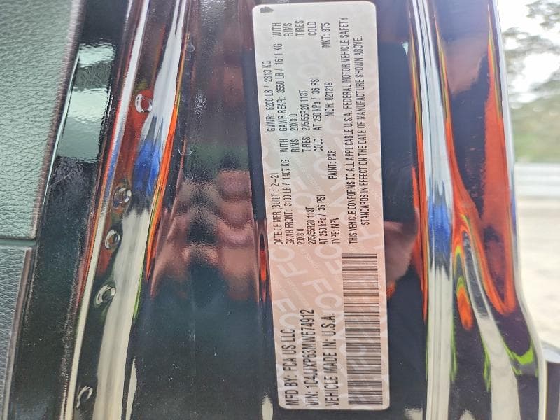 2021 JEEP WRANGLER UNLIMITED SAHARA 4XE 13