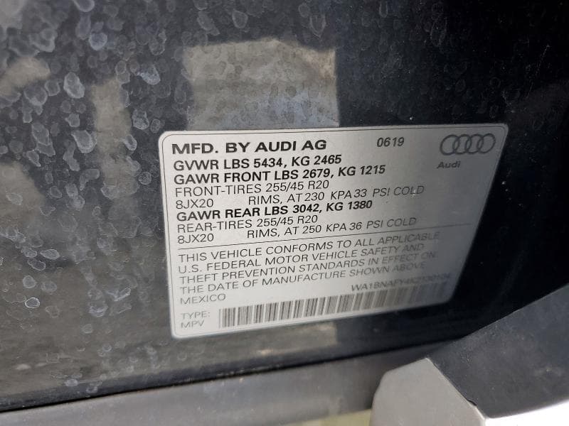 2019 AUDI Q5 PREMIUM PLUS 14