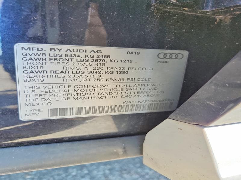 2019 AUDI Q5 PREMIUM PLUS 13