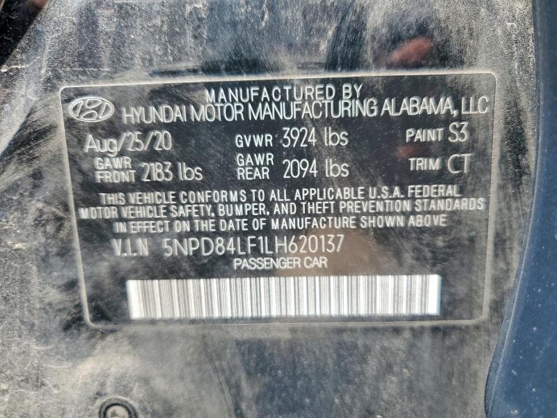 2020 HYUNDAI ELANTRA VALUE EDITION 12