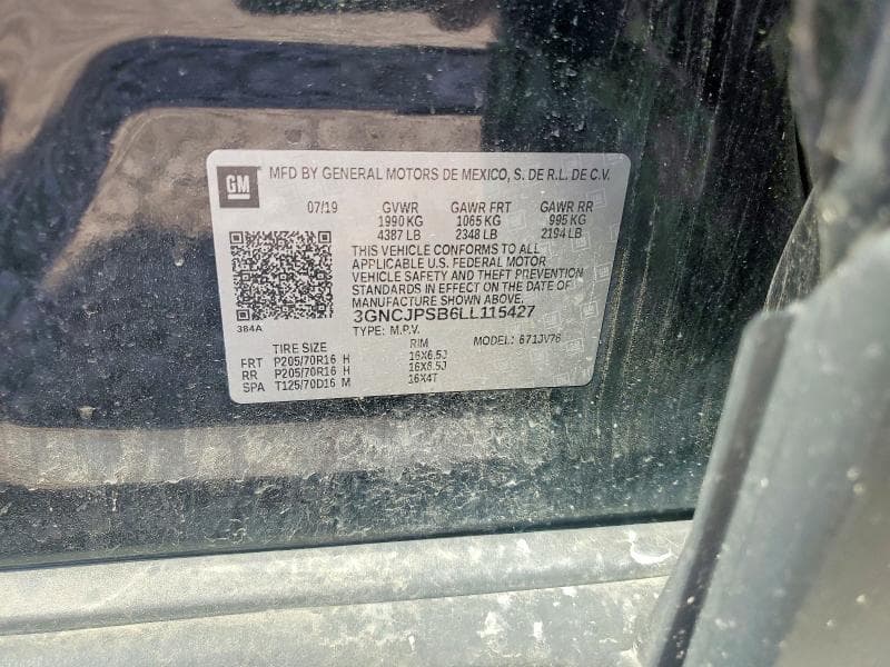 2020 CHEVROLET TRAX 1LT 13