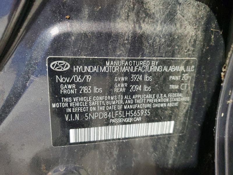 2020 HYUNDAI ELANTRA VALUE EDITION 12