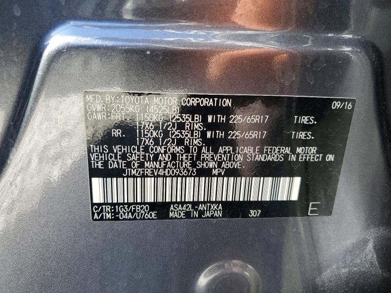 2017 TOYOTA RAV4 LE 13