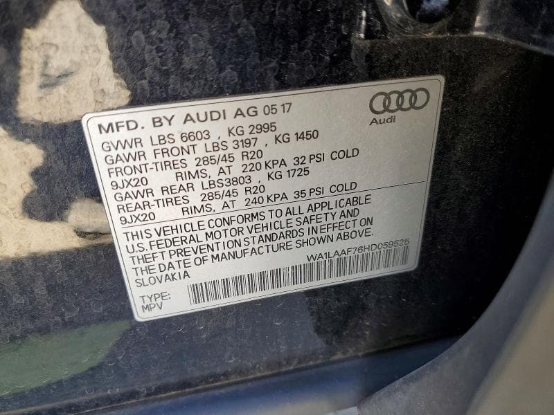 2017 AUDI Q7 PREMIUM PLUS 13