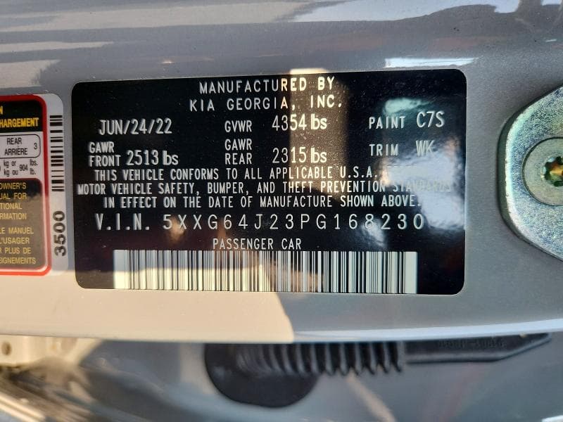 2023 KIA K5 GT LINE 12