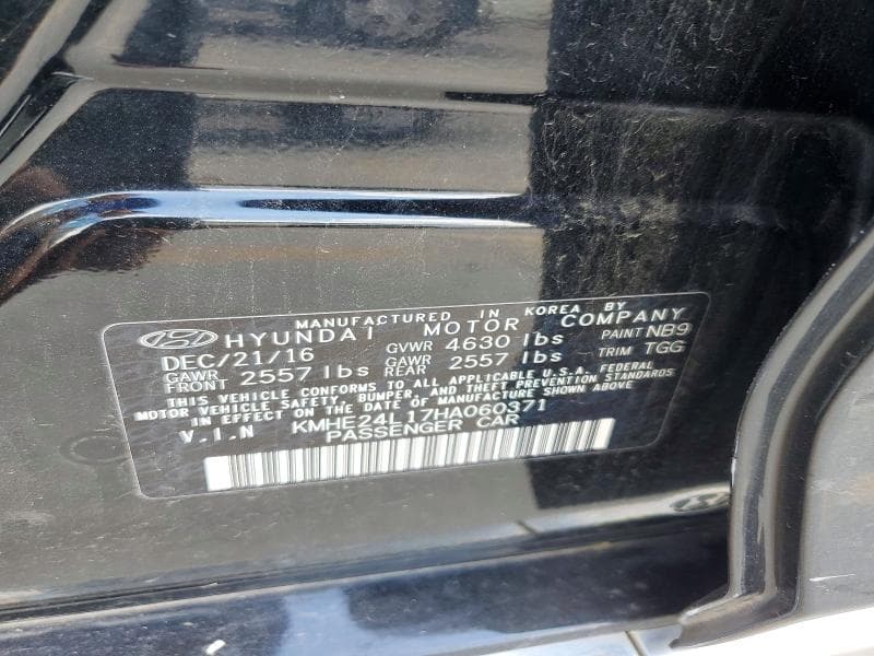2017 HYUNDAI SONATA HYBRID SE 12