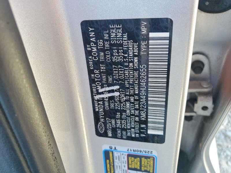 2017 HYUNDAI TUCSON SE 13