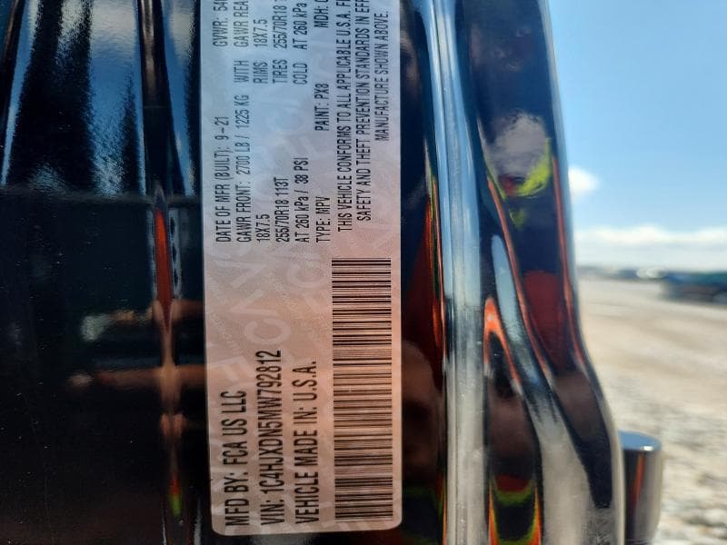 2021 JEEP WRANGLER UNLIMITED SPORT 12