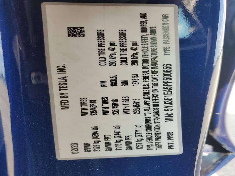 2023 TESLA MODEL 3 13
