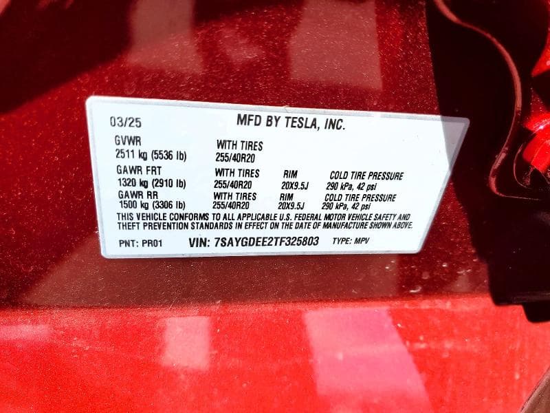 2026 TESLA MODEL Y 13