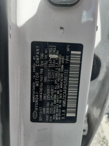 2017 HYUNDAI TUCSON SE 13