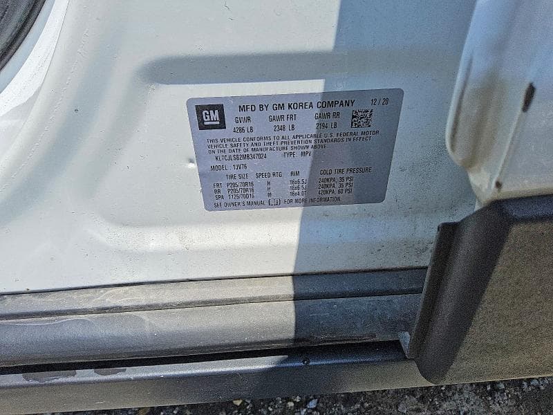 2021 CHEVROLET TRAX 1LT 12