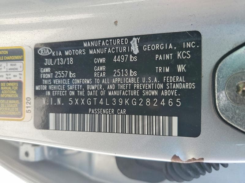 2019 KIA OPTIMA LX 13