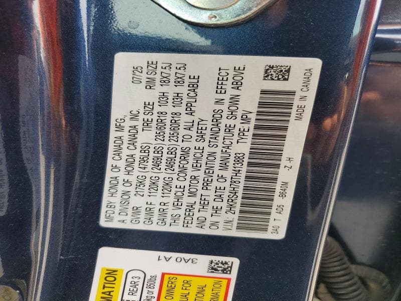 2026 HONDA CR-V EXL 13
