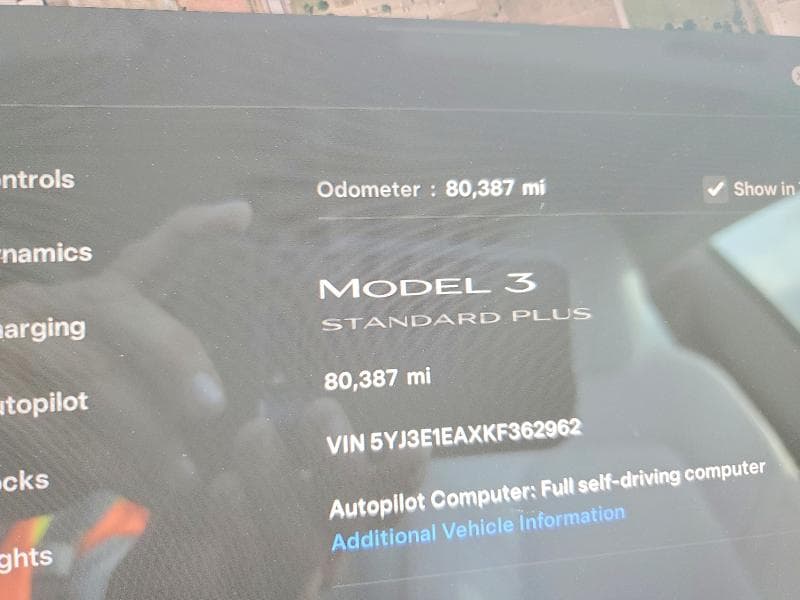 2019 TESLA MODEL 3 9