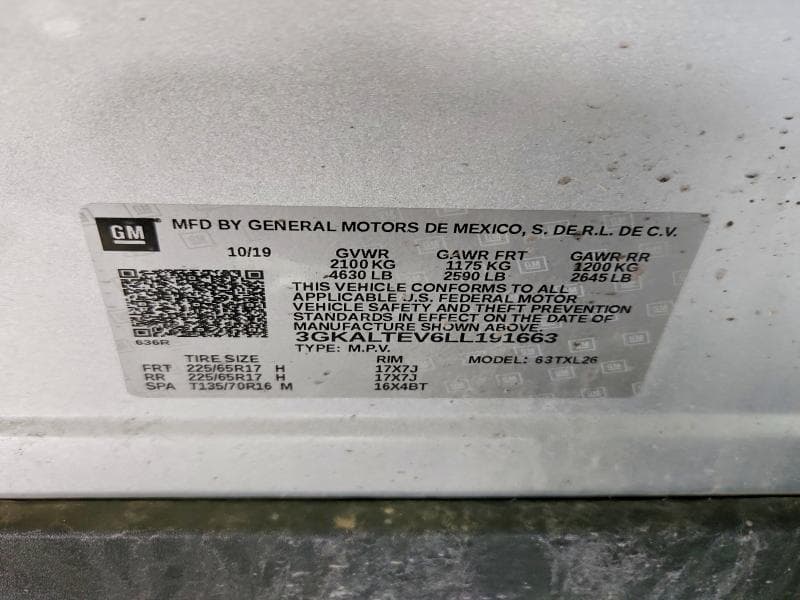 2020 GMC TERRAIN SLE 13