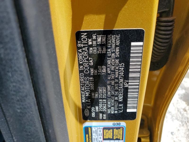 2021 KIA SELTOS S 14