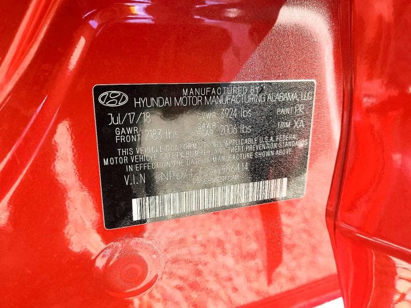 2018 HYUNDAI ELANTRA SE 12