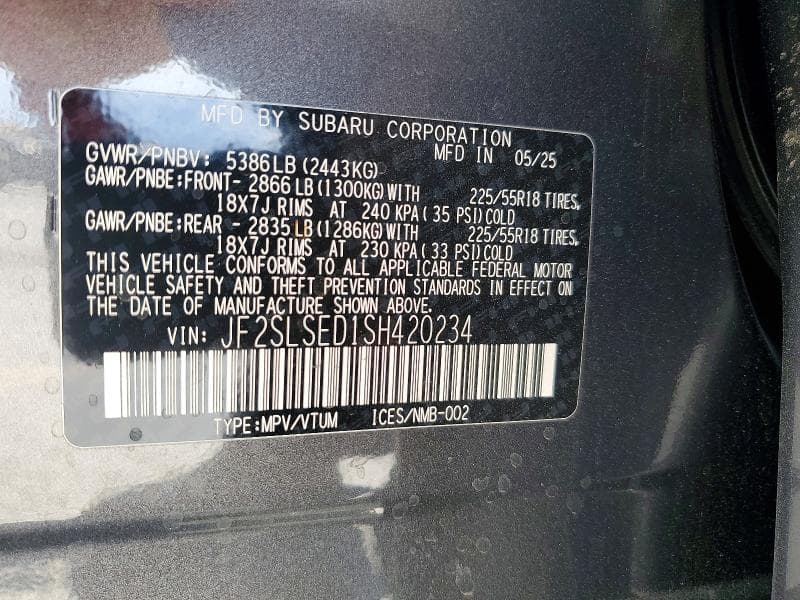 2025 SUBARU FORESTER PREMIUM 14