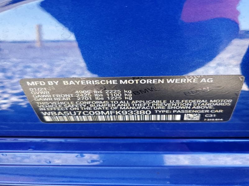 2021 BMW M340I 12