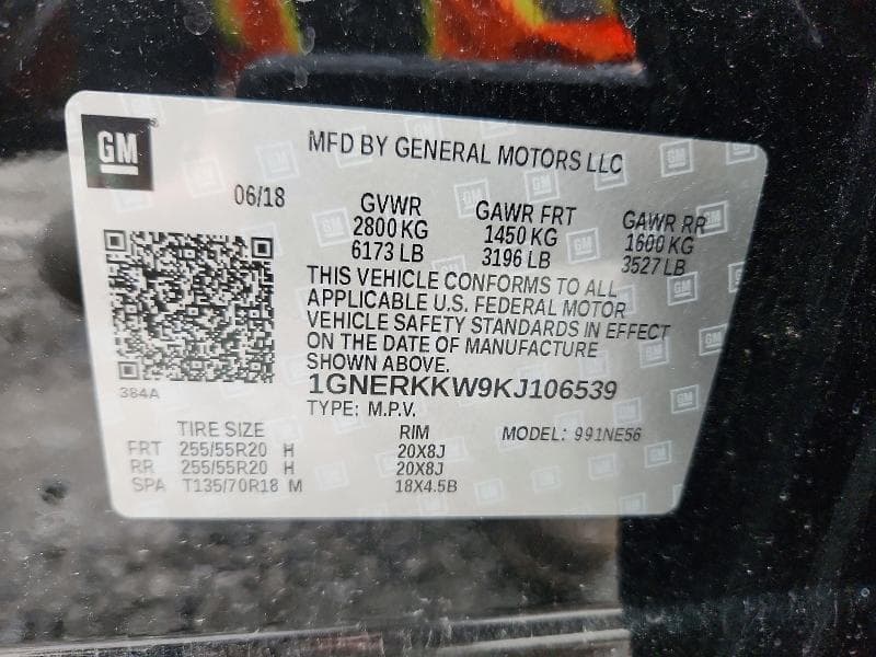 2019 CHEVROLET TRAVERSE PREMIER 12