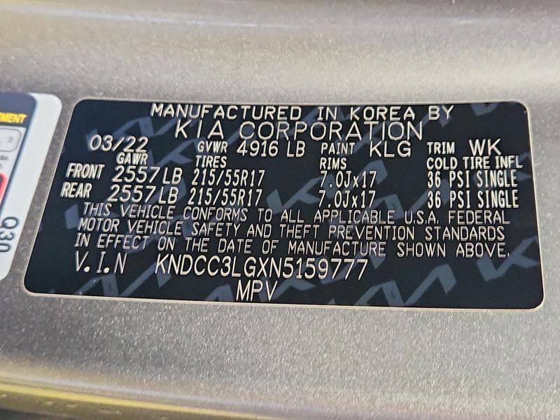 2022 KIA NIRO EV S 13