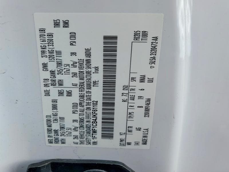 2018 FORD F150 12