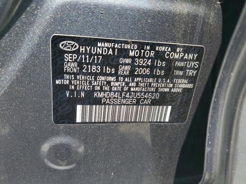 2018 HYUNDAI ELANTRA SEL 12