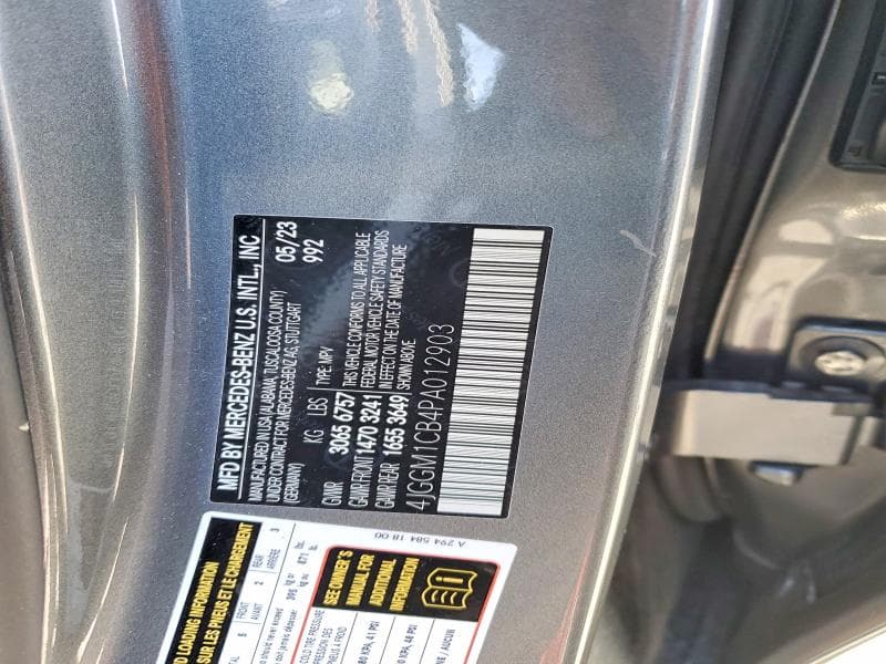 2023 MERCEDES-BENZ EQE SUV 350 4MATIC 12