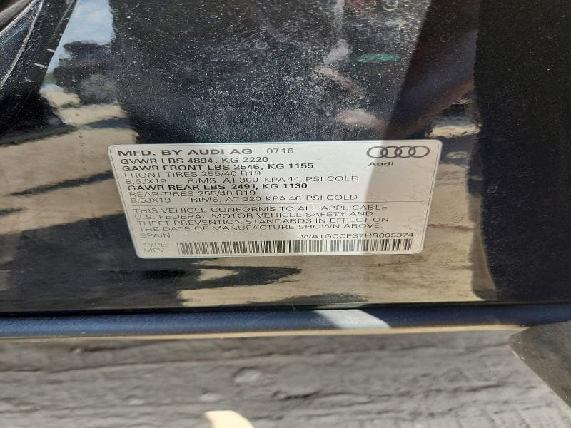 2017 AUDI Q3 PRESTIGE 13
