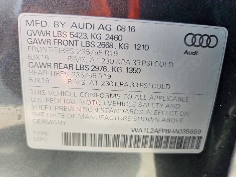 2017 AUDI Q5 PREMIUM PLUS 14