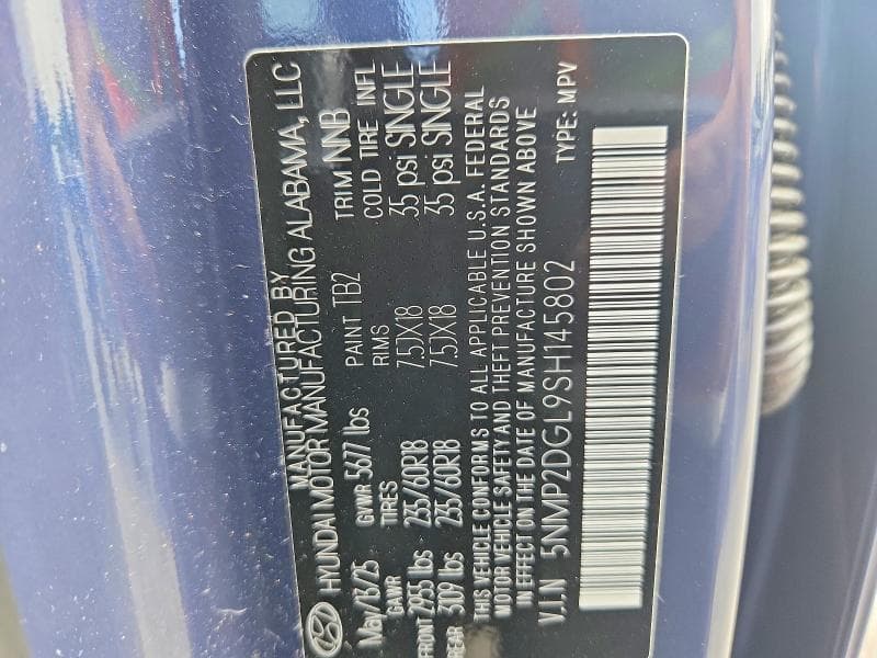 2025 HYUNDAI SANTA FE SEL 13