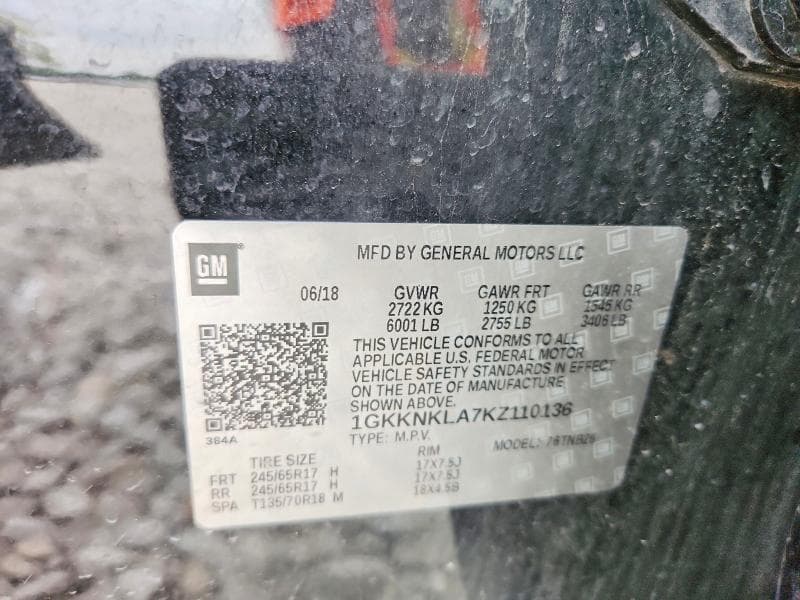 2019 GMC ACADIA SLE 13