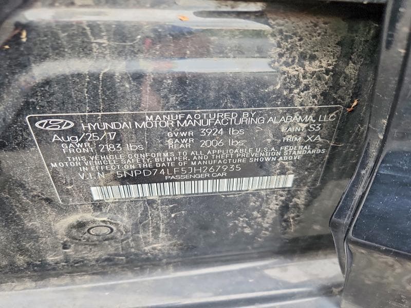 2018 HYUNDAI ELANTRA SE 12