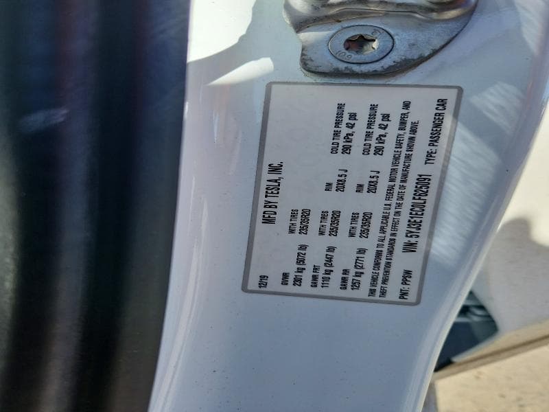 2020 TESLA MODEL 3 12