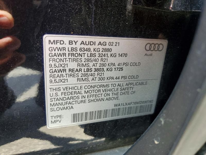 2021 AUDI Q7 PREMIUM PLUS 13