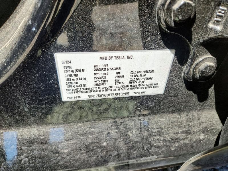 2024 TESLA MODEL Y 14