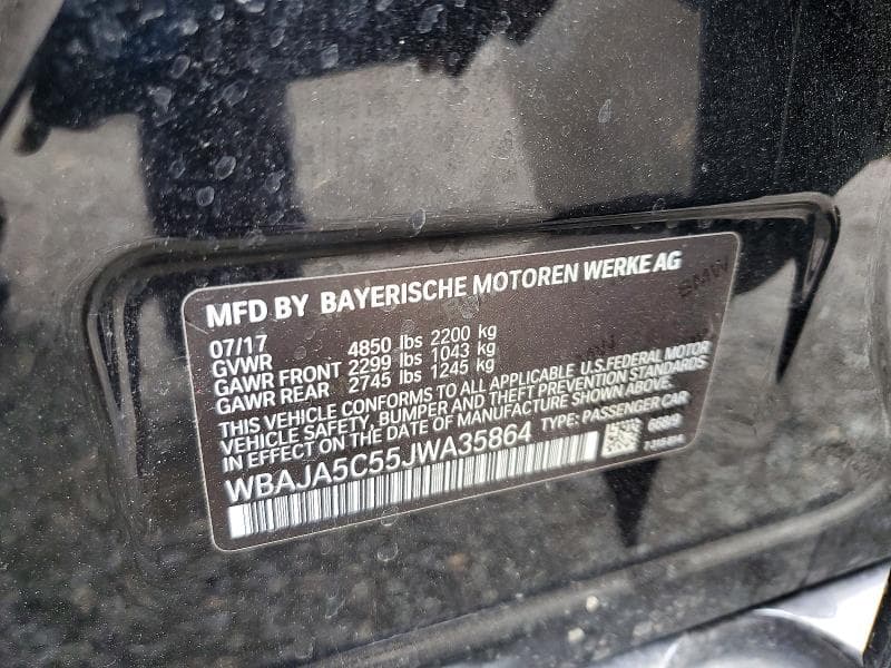 2018 BMW 530 I 12