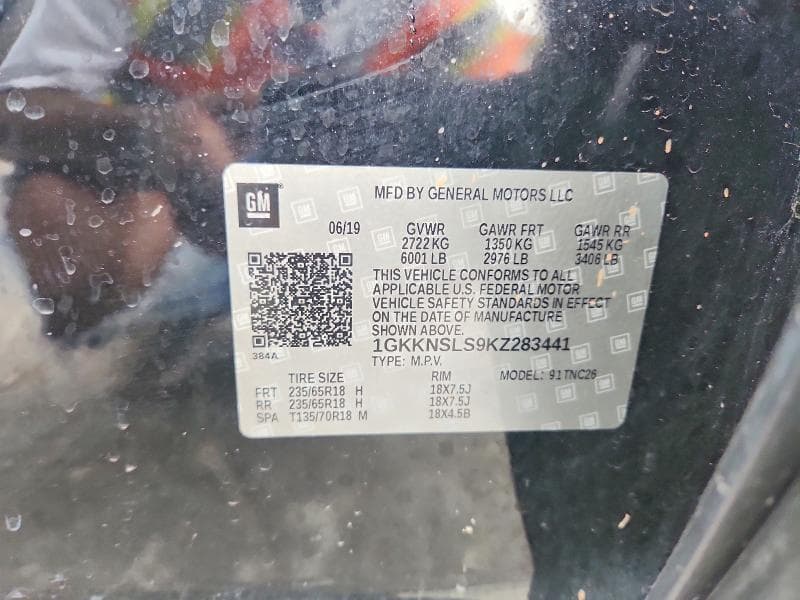 2019 GMC ACADIA SLE 13